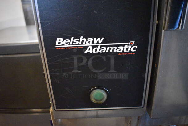 BEAUTIFUL! 2012 Belshaw Adamatic Mono Model FG189T-UZ84 Stainless Steel Commercial Electric Powered Convection Oven w/ View Through Door and Stainless Steel Pan Rack on Commercial Casters. 208/220 Volts, 3 Phase. 33x44x48 - Image 4 of 6