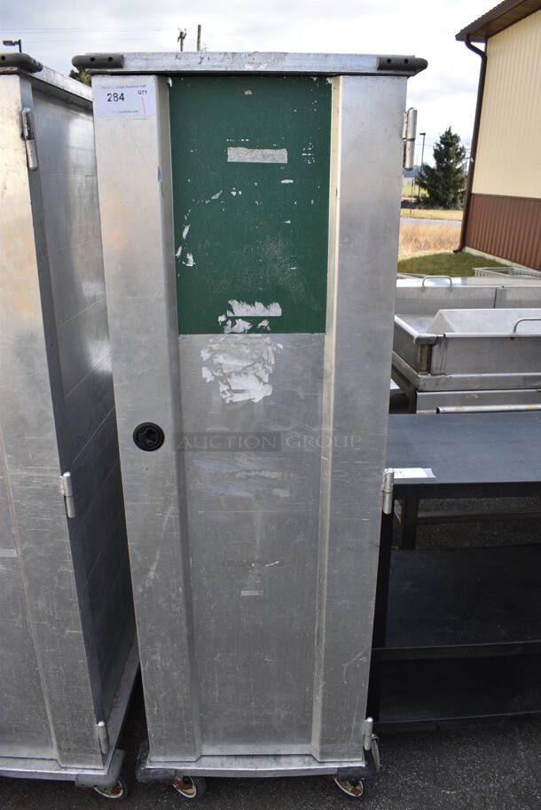 Metal Commercial Enclosed Pan Transport Rack on Commercial Casters. 23x30x67 - Image 1 of 4