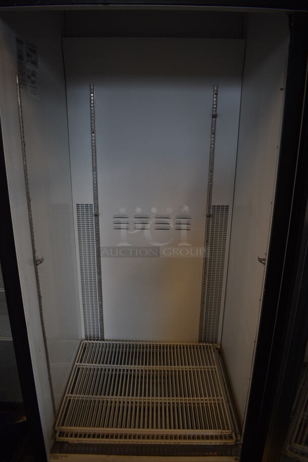 NICE! Habco Model ESM28 Metal Commercial Single Door Reach In Cooler Merchandiser. 115 Volts, 1 Phase. 31x30x72. Tested and Working! - Image 4 of 6