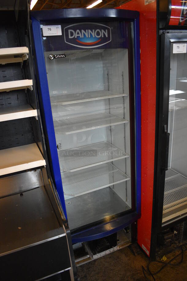 NICE! Criotec Model CFX-11 BM LV LE Metal Commercial Single Door Reach In Cooler Merchandiser. 115 Volts, 1 Phase. 26x22x76. Tested and Working! - Image 2 of 5