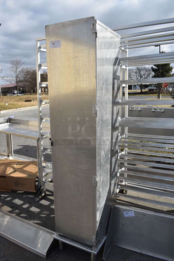Metal Commercial Enclosed Pan Rack. 17x22x77 - Image 2 of 4