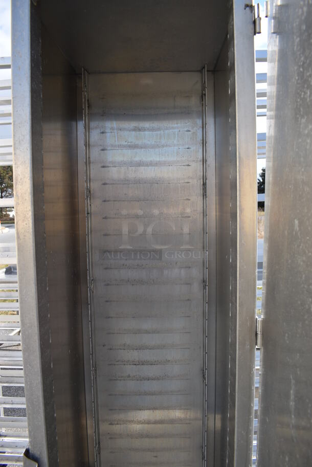 Metal Commercial Enclosed Pan Rack. 17x22x77 - Image 3 of 4