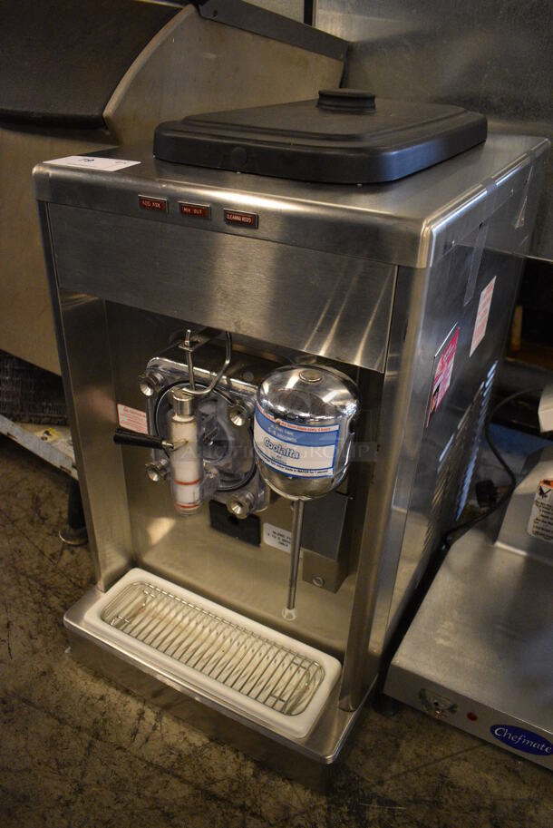 GORGEOUS! Taylor Model 340D-27 Stainless Steel Commercial Countertop Air Cooled Single Flavor Soft Serve Ice Cream Machine w/ Drink Mixing Attachment. 208-230 Volts, 1 Phase. 18x30x32 - Image 2 of 8