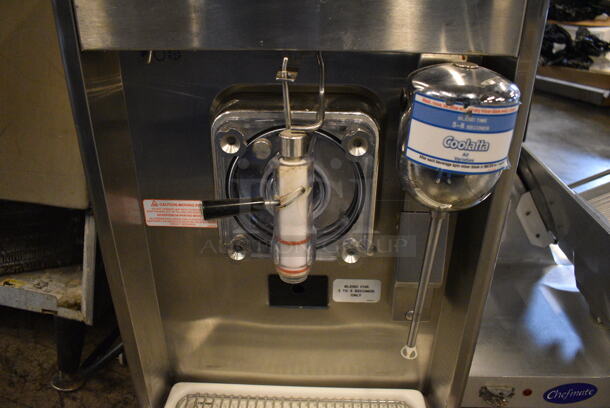 GORGEOUS! Taylor Model 340D-27 Stainless Steel Commercial Countertop Air Cooled Single Flavor Soft Serve Ice Cream Machine w/ Drink Mixing Attachment. 208-230 Volts, 1 Phase. 18x30x32 - Image 6 of 8