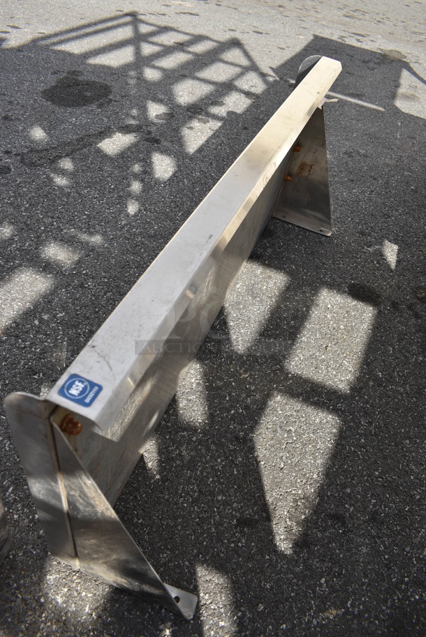 Stainless Steel Shelf w/ Wall Mount Brackets. 36x16x10 - Image 2 of 2