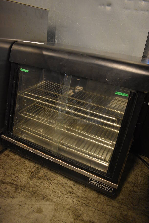 NICE! Adcraft Metal Commercial Countertop Warming Cabinet w/ Metal Racks. 26x14x26. Tested and Working! - Image 2 of 4