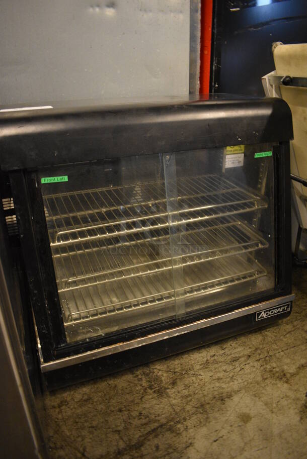 NICE! Adcraft Metal Commercial Countertop Warming Cabinet w/ Metal Racks. 26x14x26. Tested and Working! - Image 3 of 4