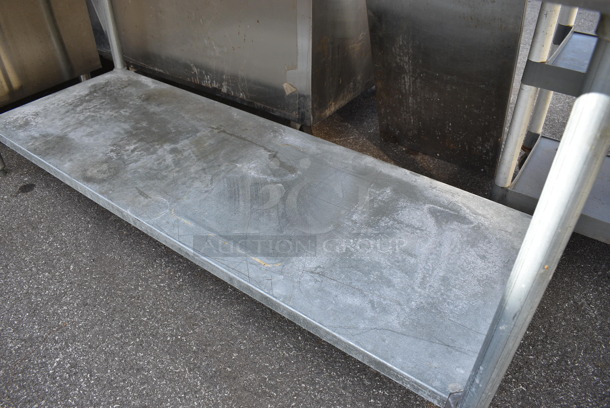 Stainless Steel Commercial Table w/ Metal Undershelf. 72x30x34 - Image 3 of 3