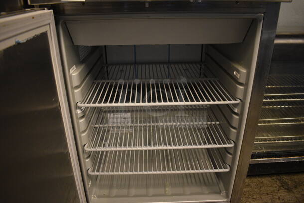 GREAT! 2018 Hoshizaki Model HR24B Stainless Steel Commercial Single Door Undercounter Cooler. 115 Volts, 1 Phase. 24x25x36. Tested and Working! - Image 4 of 5