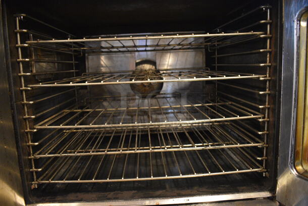 2 GORGEOUS! LATE MODEL Garland Master 200 Model MCO-GS-10S Stainless Steel Commercial Natural Gas Powered Full Size Convection Oven w/ View Through Doors, Metal Oven Racks and Thermostatic Controls. 38x38x70. 2 Times Your Bid! - Image 6 of 10
