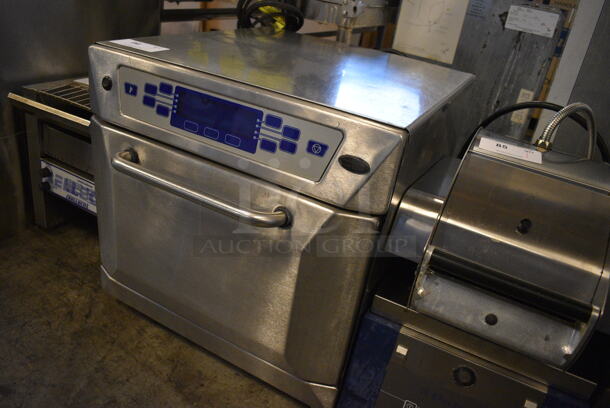 FANTASTIC! 2010 Merrychef Model 402S Series V4 Stainless Steel Commercial Countertop Electric Powered Rapid Cook Oven. 208/240 Volts, 1 Phase. 23x24x24 - Image 2 of 6
