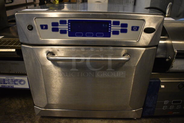 FANTASTIC! 2010 Merrychef Model 402S Series V4 Stainless Steel Commercial Countertop Electric Powered Rapid Cook Oven. 208/240 Volts, 1 Phase. 23x24x24 - Image 4 of 6