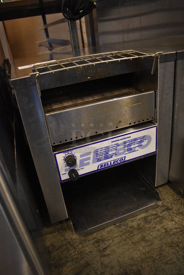 NICE! Belleco Stainless Steel Commercial Countertop Electric Powered Conveyor Toaster Oven. 15x20x17. Cannot Test Due To Plug Style - Image 5 of 6