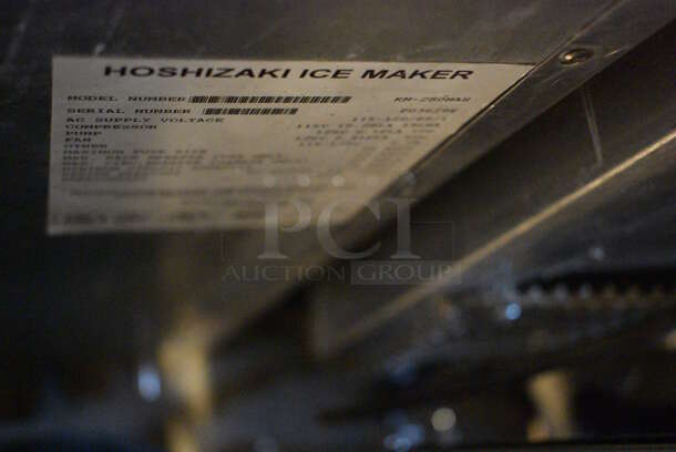 GREAT! Hoshizaki Model KM-280MAH Stainless Steel Commercial Air Cooled Ice Machine Head. 115-120 Volts, 1 Phase. 22x28x30 - Image 5 of 6