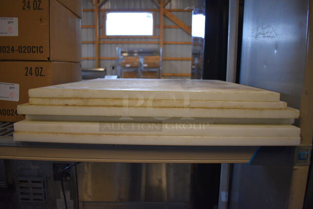 6 Various White Cutting Boards. Includes 21.5x23.5x0.5. 6 Times Your Bid! - Image 3 of 3