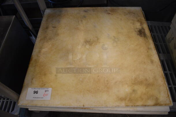 6 Various White Cutting Boards. Includes 24x24x0.5. 6 Times Your Bid! - Image 3 of 3