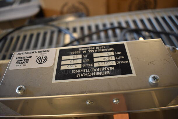 Birmingham Model 812113 Metal Condensate Pan. 120 Volts, 1 Phase. 13x14x7 - Image 4 of 4