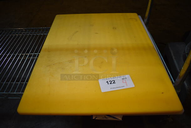 4 Yellow and White Cutting Boards. 18x24x0.5. 4 Times Your Bid! - Image 1 of 3