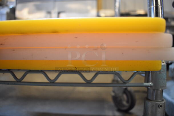 4 Yellow and White Cutting Boards. 18x24x0.5. 4 Times Your Bid! - Image 3 of 3
