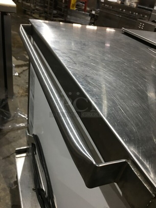 C. Nelson Stainless Steel Commercial Floor Style Flip Top Dipping Cabinet! Model BDC8! 115V! - Image 8 of 11