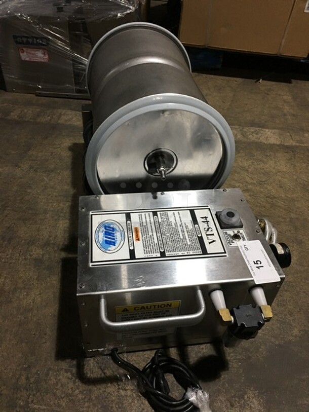 Biro Commercial Countertop Vacuum Tumbler! With 2 Barrels! Model VTS44! - Image 3 of 10