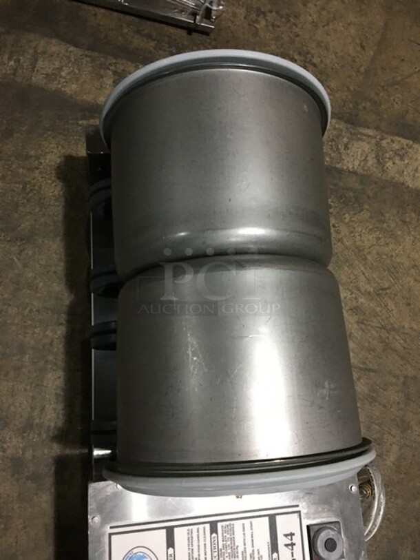 Biro Commercial Countertop Vacuum Tumbler! With 2 Barrels! Model VTS44! - Image 6 of 10