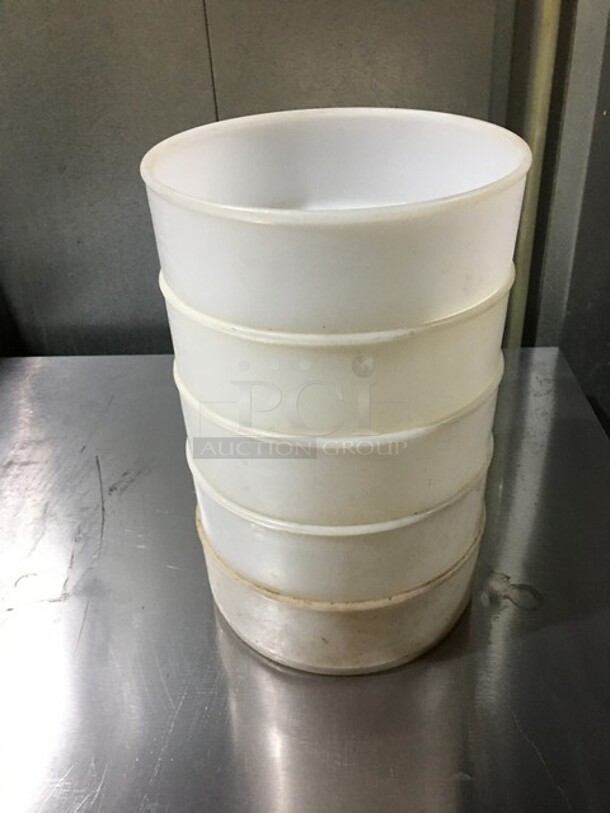 Round Poly Food Containers! 5 X Your Bid! - Image 6 of 6