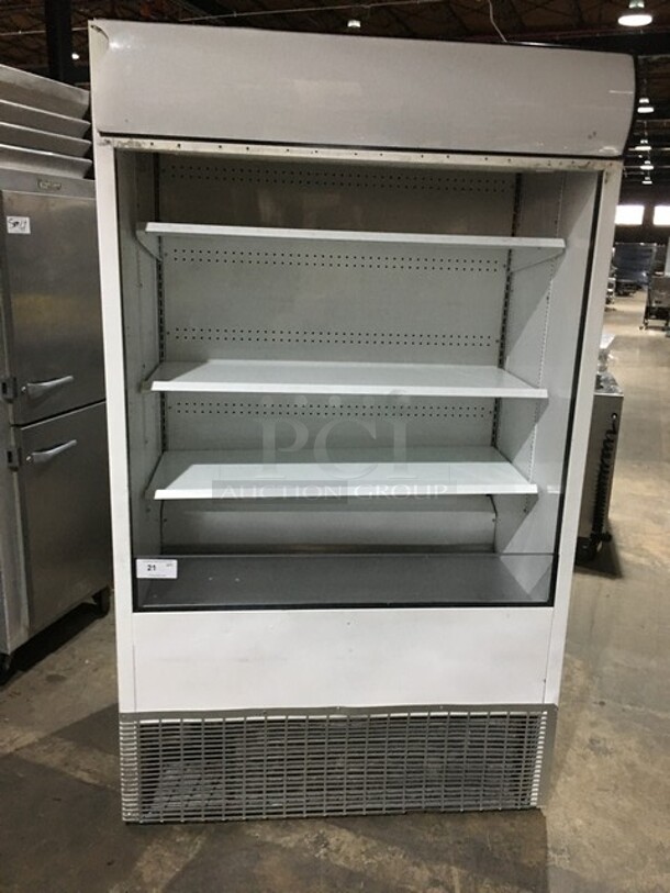 True Refrigerated Open Grab-N-Go Case Merchandiser! Model TAC48 Serial 7419853! 208/230V 1Phase!