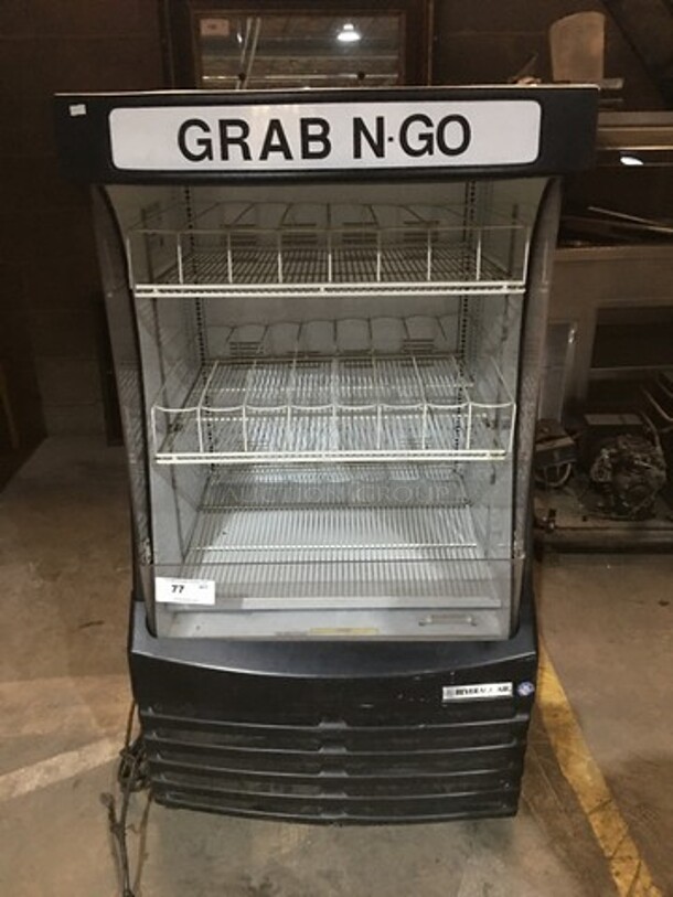 Beverage Air Commercial Refrigerated Grab-N-Go Display Case! Model BZ131B Serial 9904575! 115V 1Phase!