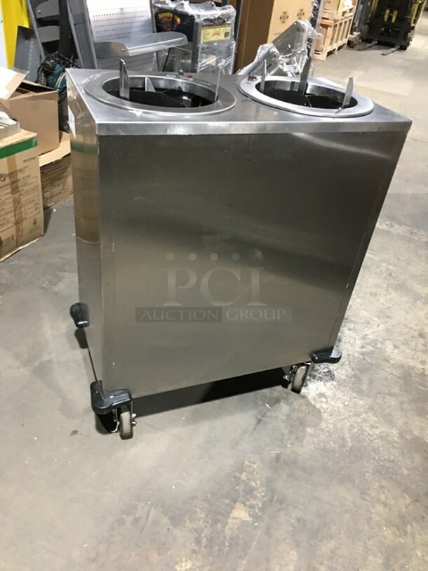 Nice! Lakeside All Stainless Steel Double Plate Warmer Lowerator! 115V 1 Phase! On Commercial Casters! - Image 2 of 10