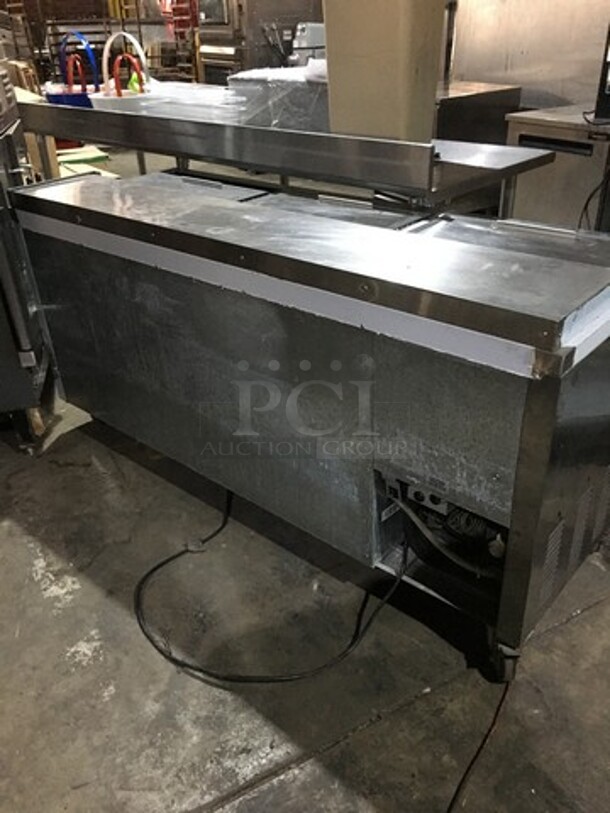 Leader Commercial 3 Door Refrigerated Beer Cooler! All Stainless Steel! Model ESBC72SC Serial NQ10S1410! 115V 1 Phase! On Casters!  - Image 4 of 9