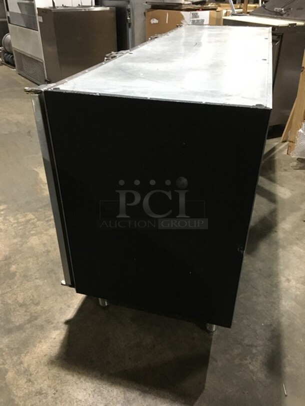 Glastender Commercial Refrigerated 3 Door Bar Back! All Stainless Steel! Model LP72L6SN Serial 404169479N! 120V 1Phase! Remote Compressor/No Compressor! - Image 3 of 10