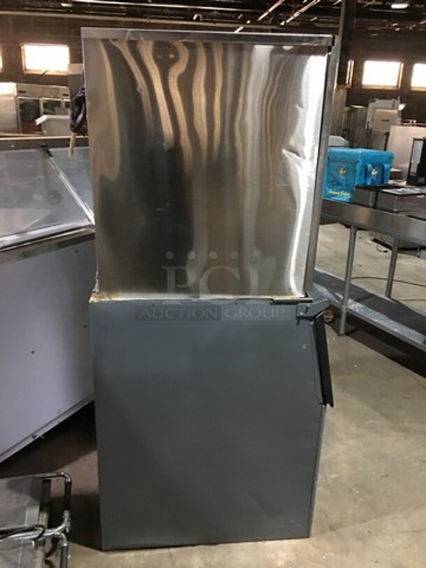 Hoshizaki Commercial Ice Making Machine! With Ice Bin! All Stainless Steel! Model KM500MWH Serial Q03919F! 115/120V 1Phase! On Legs! 2 X Your Bid! Makes One Unit! - Image 3 of 7