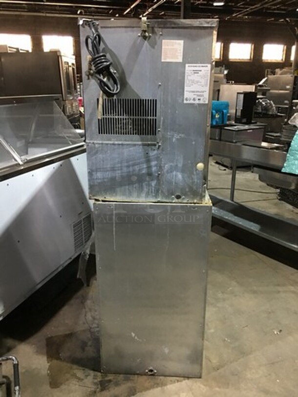 Hoshizaki Commercial Ice Making Machine! With Ice Bin! All Stainless Steel! Model KM500MWH Serial Q03919F! 115/120V 1Phase! On Legs! 2 X Your Bid! Makes One Unit! - Image 4 of 7