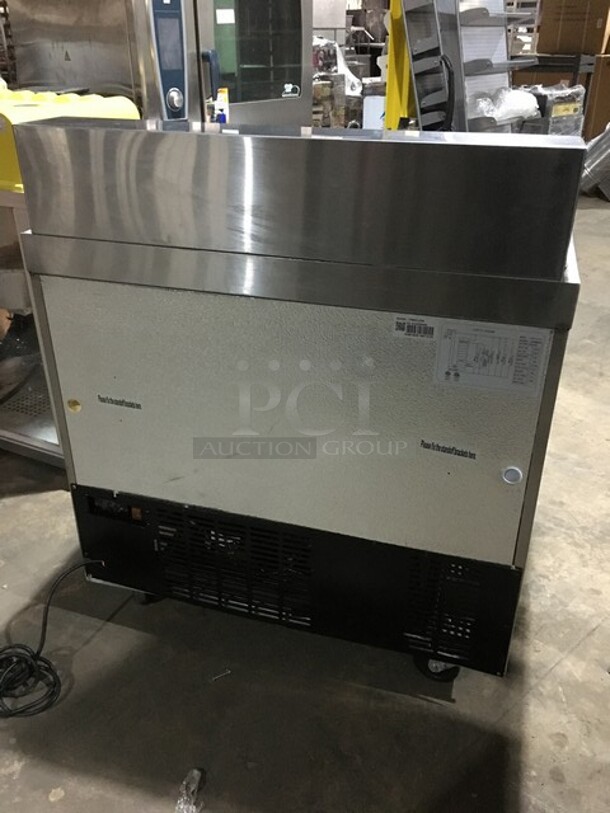 Avantco Commercial Refrigerated Sandwich Prep Table! With 2 Door Underneath Storage Space! With Commercial Cutting Board! All Stainless Steel! Model 178SCL236! 115V! On Casters! - Image 3 of 10