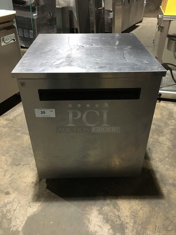 Delfield Commercial Single Door Lowboy/Worktop Cooler! All Stainless Steel! Model 406STAR2 Serial 1406152000579! 115V 1Phase!