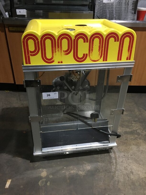 Gold Medal Whiz Bang Popcorn Machine Showcase! Model 2003 Serial RWUS13303! 120V 1Phase! 