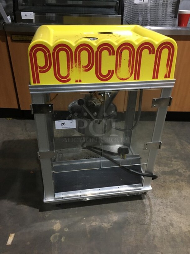 Gold Medal Whiz Bang Popcorn Machine Showcase! Model 2003 Serial RWUS13303! 120V 1Phase!  - Image 1 of 10
