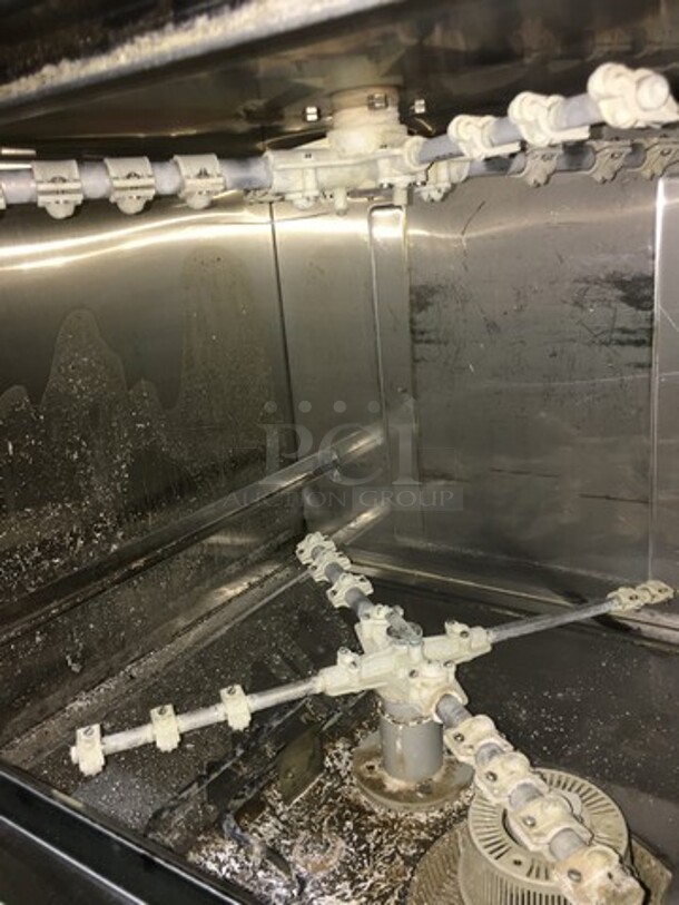 Champion Stainless Steel Under The Counter Commercial Dishwasher! With Dish Rack! Model UHB Serial 80523! 208/220 1 Phase! - Image 6 of 10