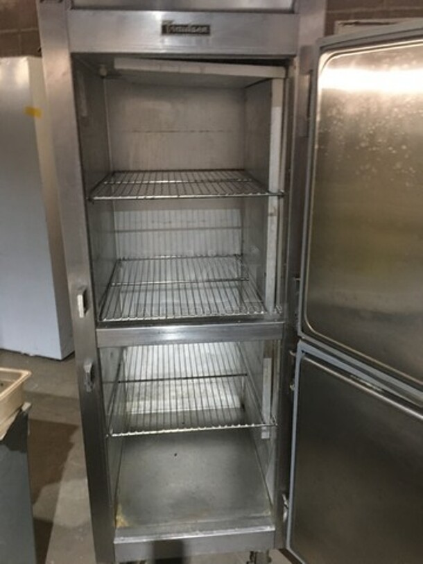 Traulsen Stainless Steel Split Door Reach In Cooler! 115V 1 Phase! On Casters! - Image 5 of 9