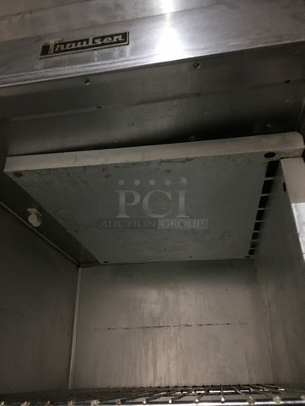 Traulsen Stainless Steel Split Door Reach In Cooler! 115V 1 Phase! On Casters! - Image 6 of 9