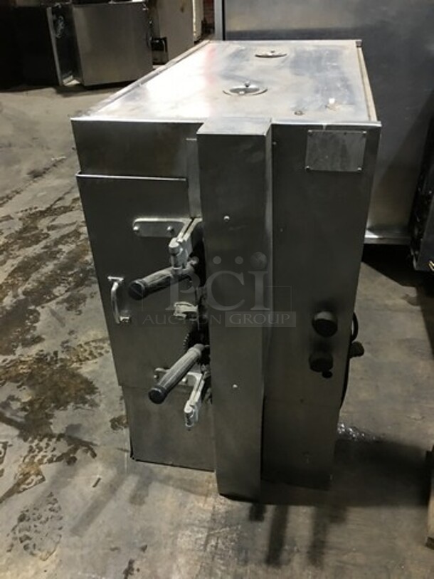 All Stainless Steel Natural Gas Powered Chicken Rotisserie Machine! With View Through Doors!  - Image 2 of 11