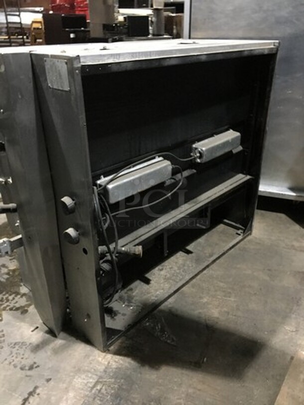 All Stainless Steel Natural Gas Powered Chicken Rotisserie Machine! With View Through Doors!  - Image 3 of 11