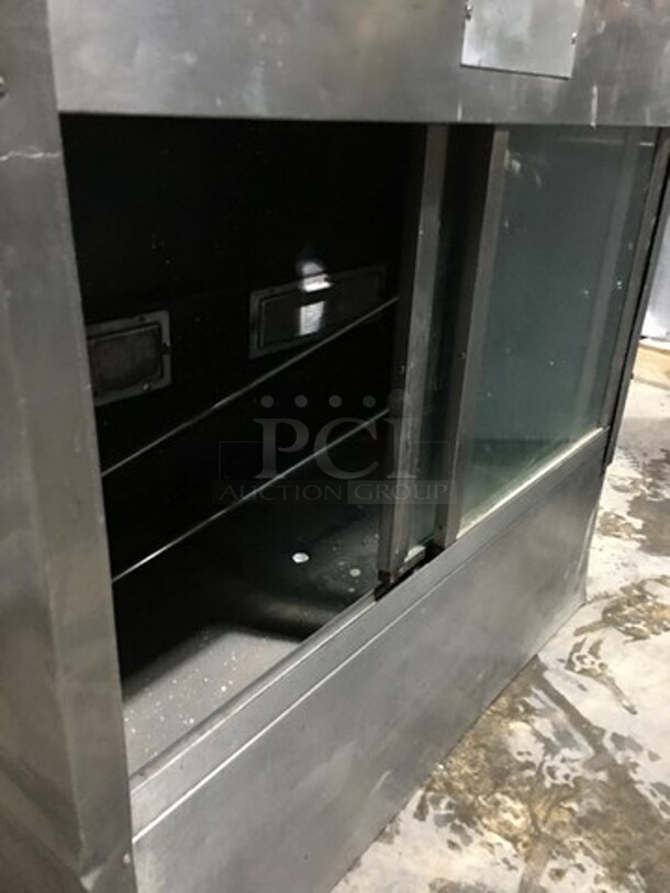 All Stainless Steel Natural Gas Powered Chicken Rotisserie Machine! With View Through Doors!  - Image 5 of 11