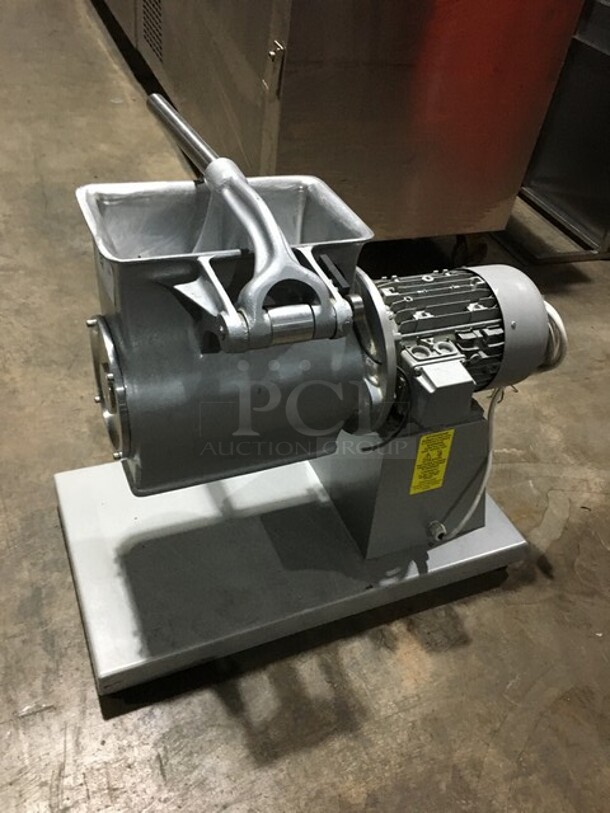 Sirman Commercial Electric Gear Driven Hard Cheese Grater! All Stainless Steel! Model GFHP4 Serial 17L00155! 220V!
 - Image 3 of 8
