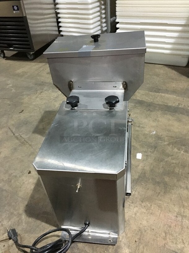 WOW! 2011 Attias Commercial Countertop Chopper/Mincer! All Stainless Steel! 115/220V! - Image 2 of 8