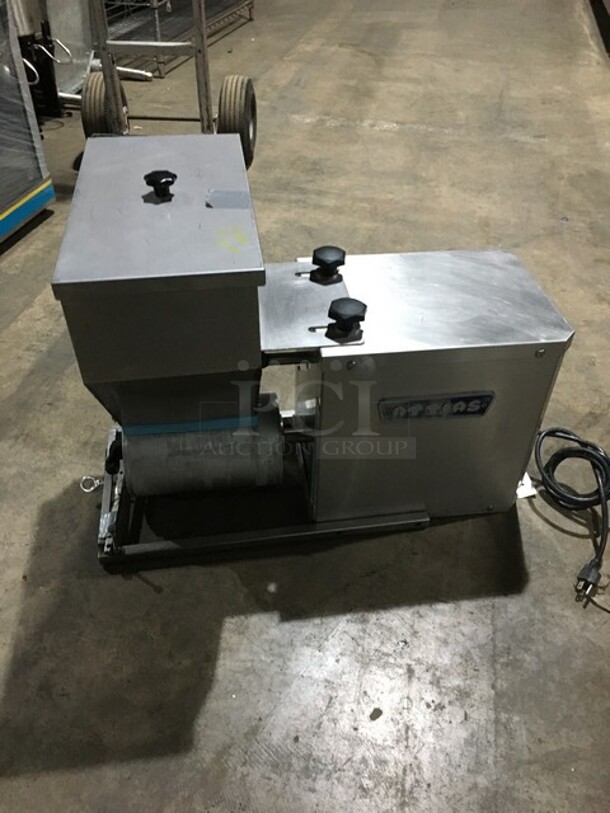 WOW! 2011 Attias Commercial Countertop Chopper/Mincer! All Stainless Steel! 115/220V! - Image 4 of 8