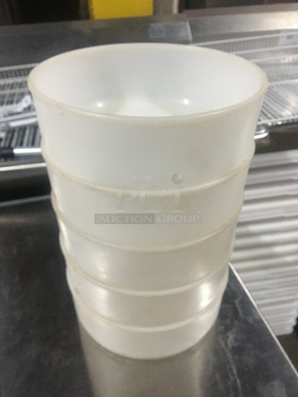 Round Poly Food Containers! 5 X Your Bid!