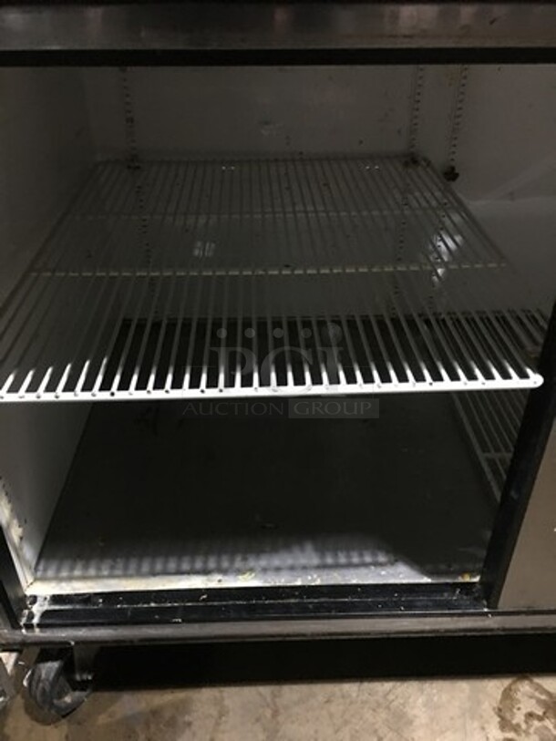 True Commercial Refrigerated Pizza Prep Table! With 2 Door Underneath Storage Space! All Stainless Steel! Model TPP67 Serial 14124746! 115V 1Phase! On Commercial Casters! - Image 6 of 11