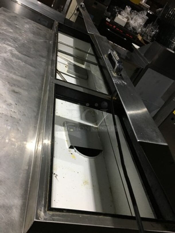 True Commercial Refrigerated Pizza Prep Table! With 2 Door Underneath Storage Space! All Stainless Steel! Model TPP67 Serial 14124746! 115V 1Phase! On Commercial Casters! - Image 9 of 11